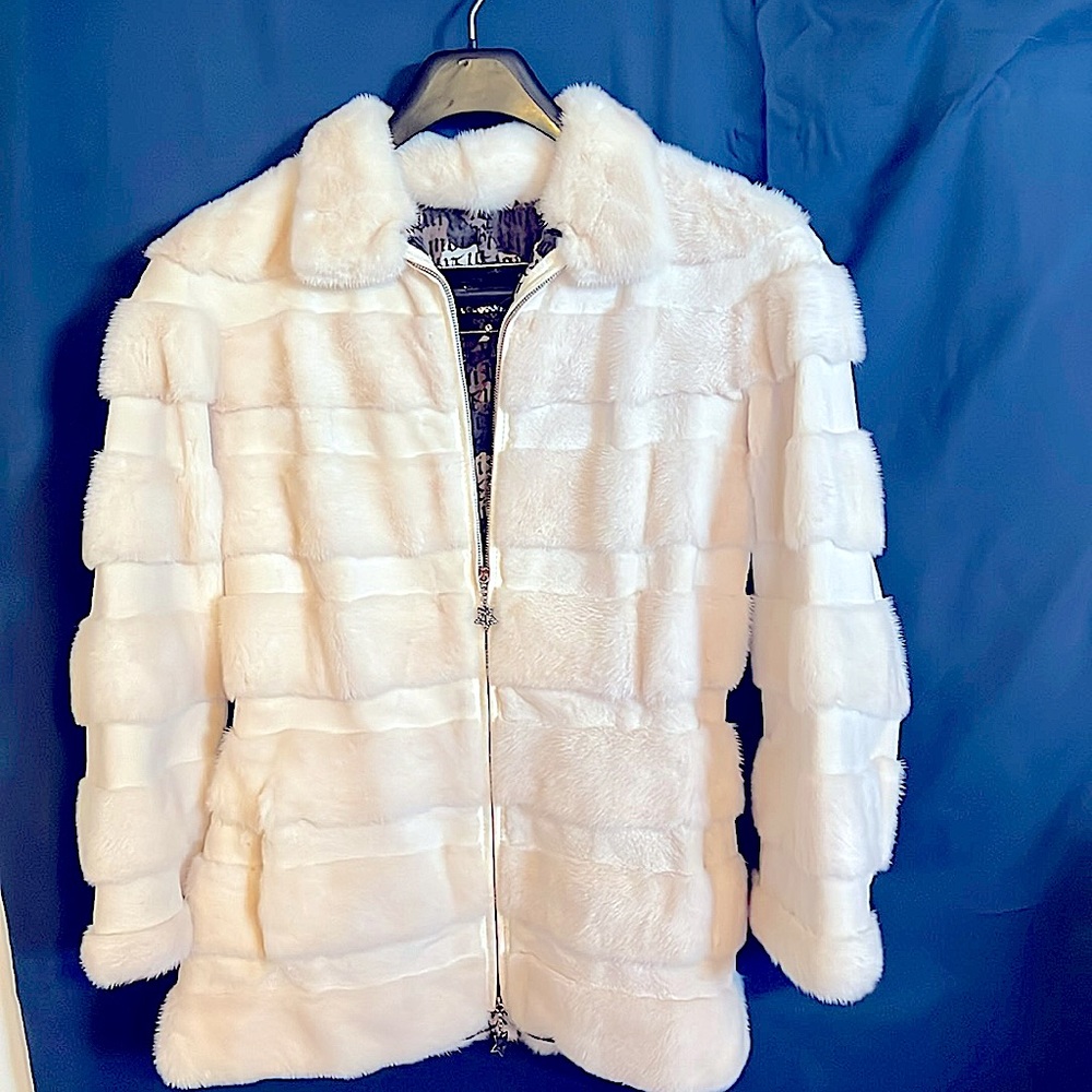 Rendi White Mink Jacket
